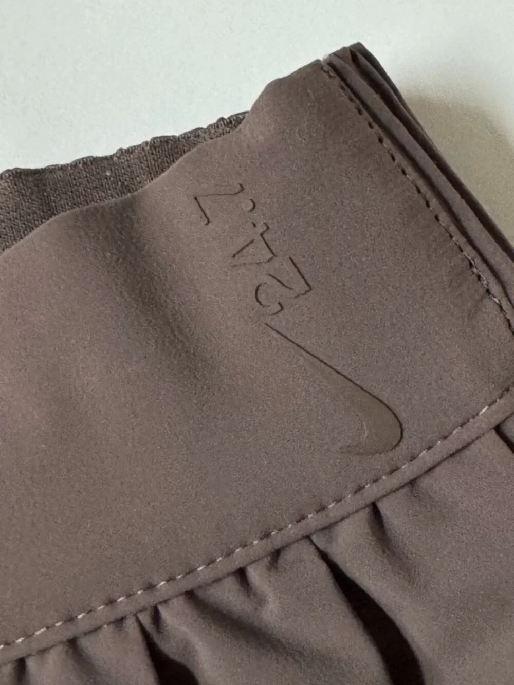 Nike 24.7 Womens S Pleated Skirt Brown HQ8153 Perfect Stretch Pleated Dri Fit - Picture 7 of 9